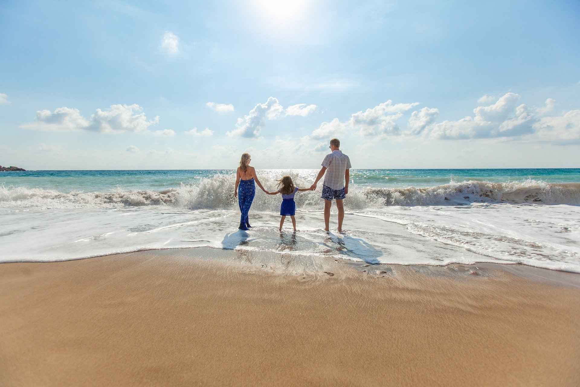 Pareja en la playa